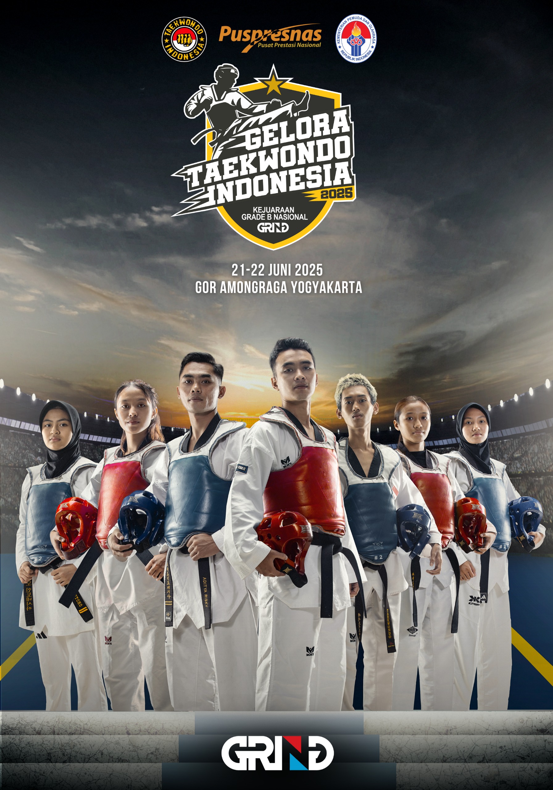 Panggung Juara Taekwondo Indonesia Krida Taekwondo Club 